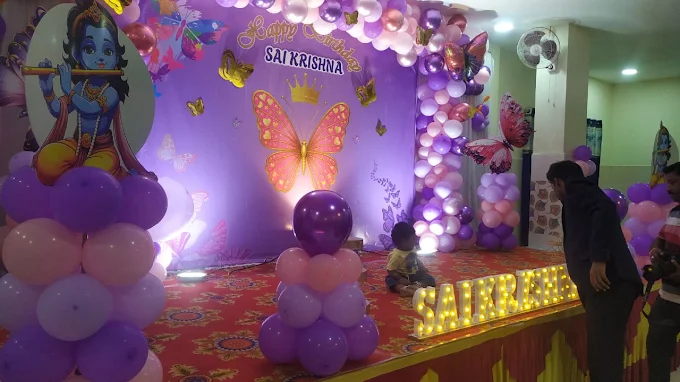Birthday Celebration Stage in Progress